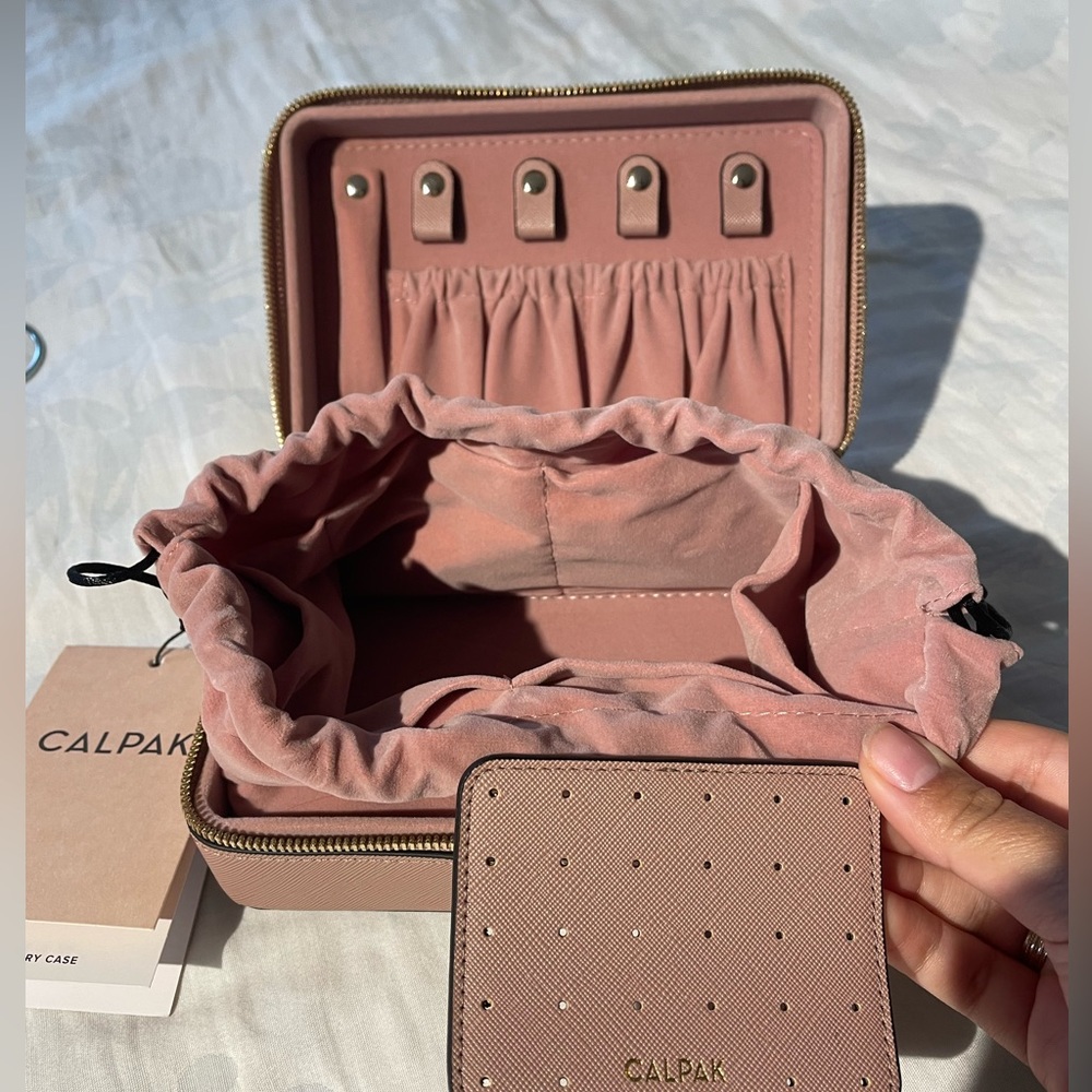 NWT: Calpak jewelry case - color Mauve